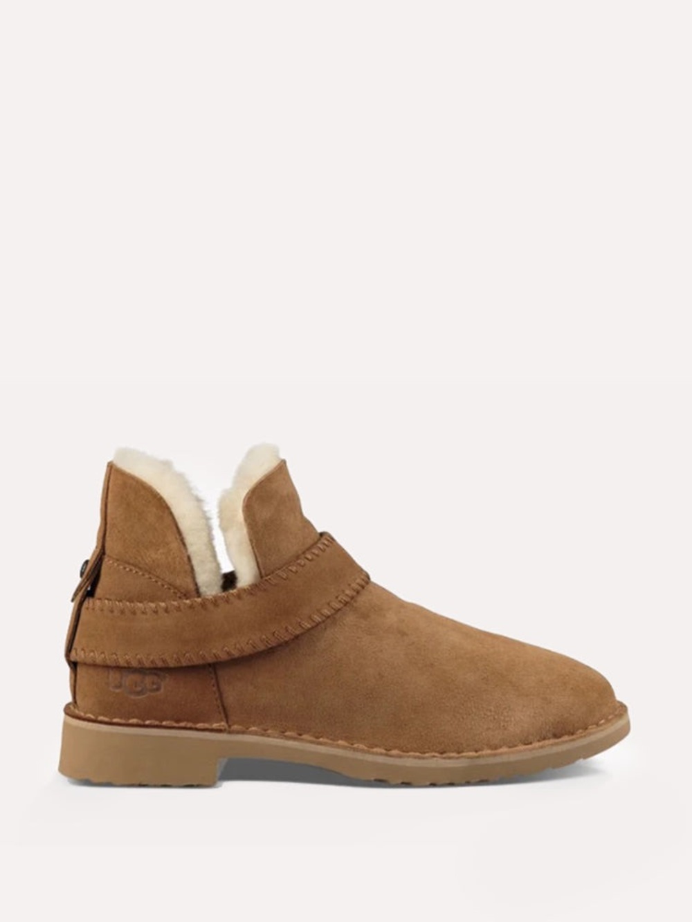 UGG McKay Chestnut Suede Sheepskin Ankle Boot